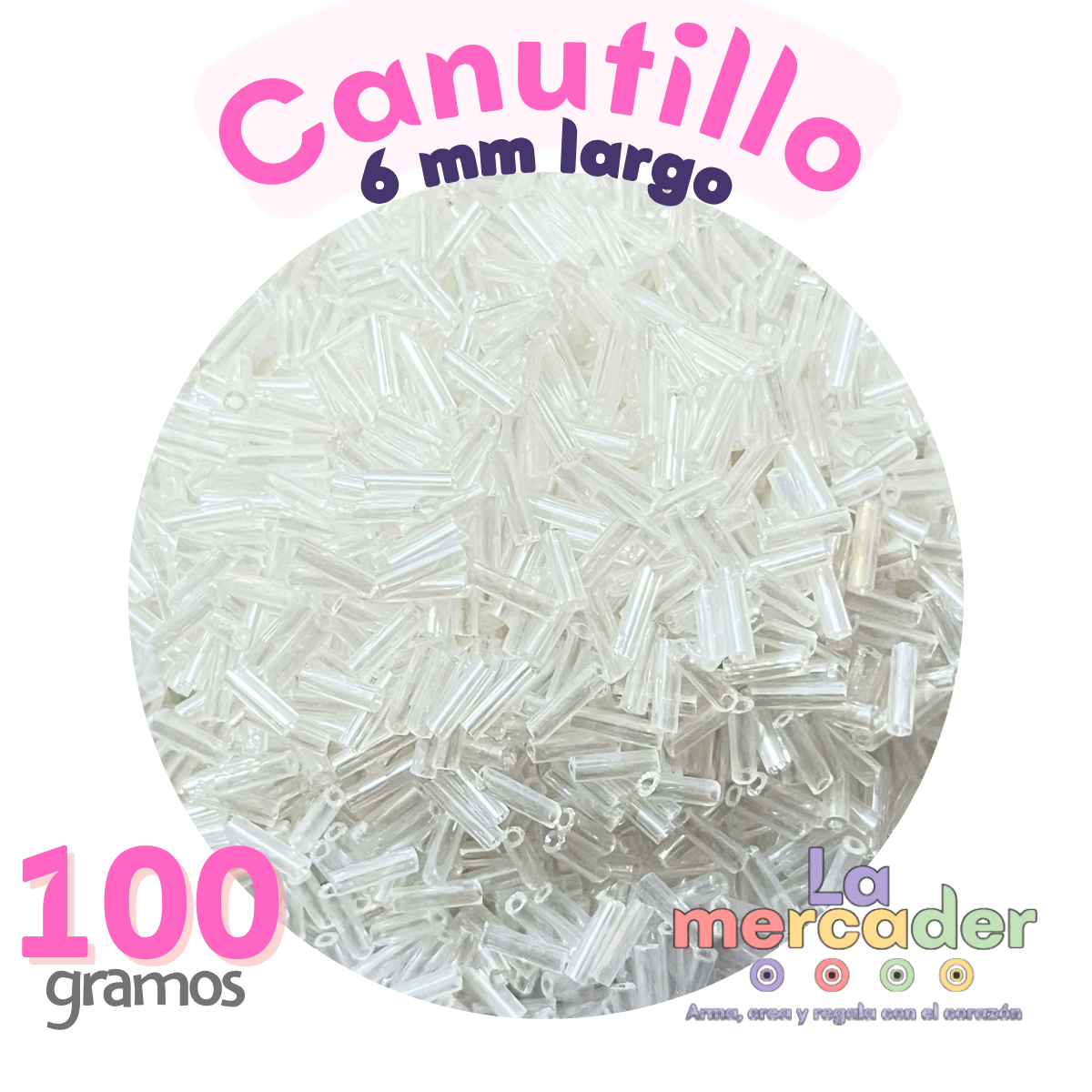 100 g Canutillo, colores a Elegir para bisutería