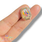 10 Piezas Virgen Desatadora de Nudos Doble Vista 14mm Plastimetal con Resina |para Bisutería y Rosarios