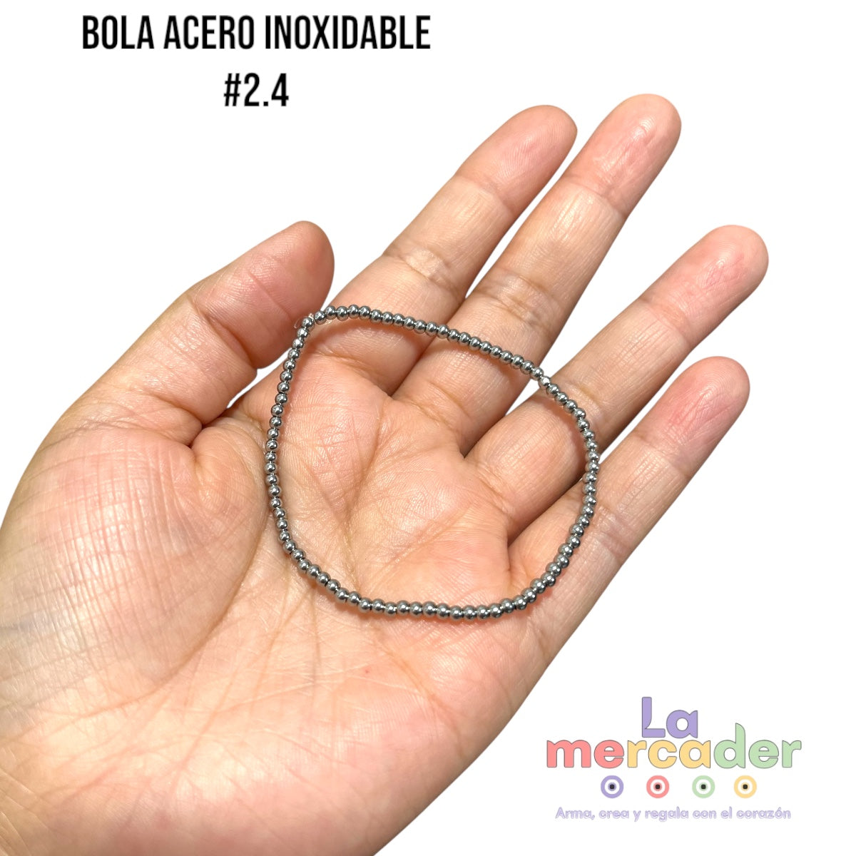 100pz separadores Acero Inoxidable