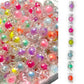 50 pz cuentas candy acrílicas colores para bisutería y manualidades