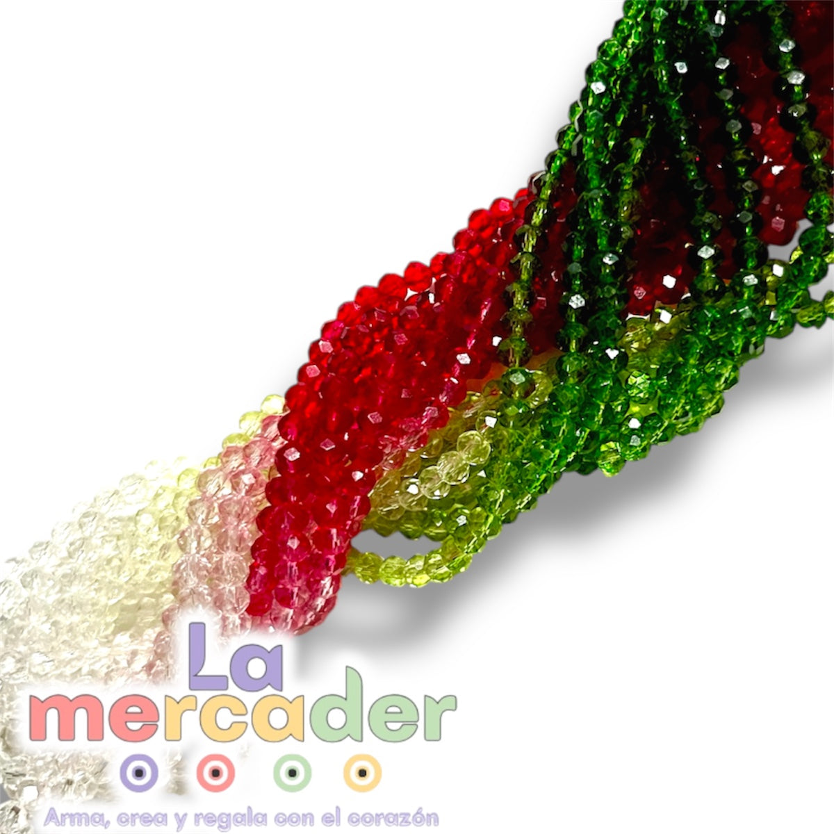 1 Tira De Cristal Checo #4, Cortado Facetado Para Joyería