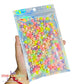 100gr Cuentas Corazón Glossy Multicolor 8 mm para Bisutería 500pz
