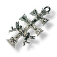 10 pz de Cruz de Caravaca plata