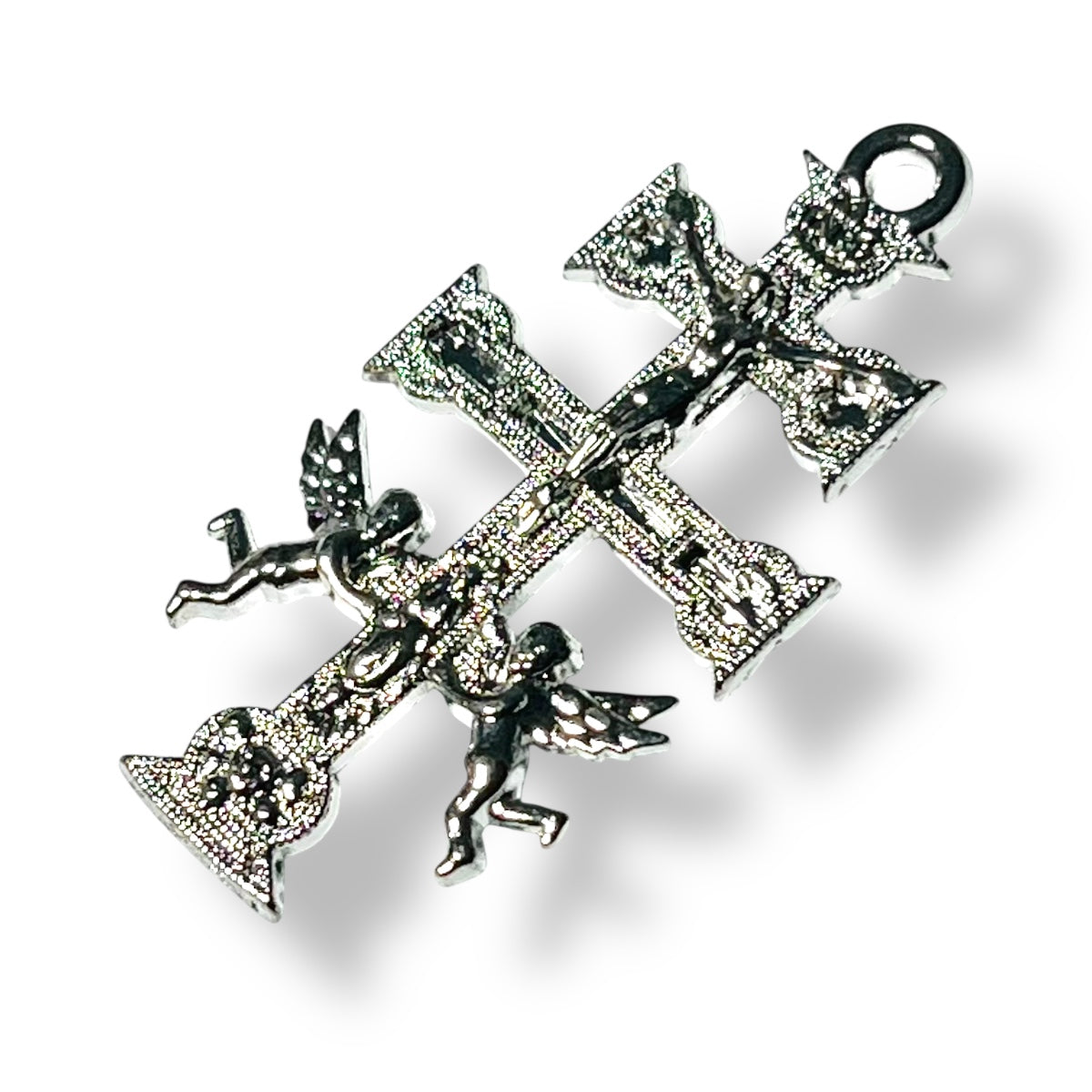 10 pz de Cruz de Caravaca plata