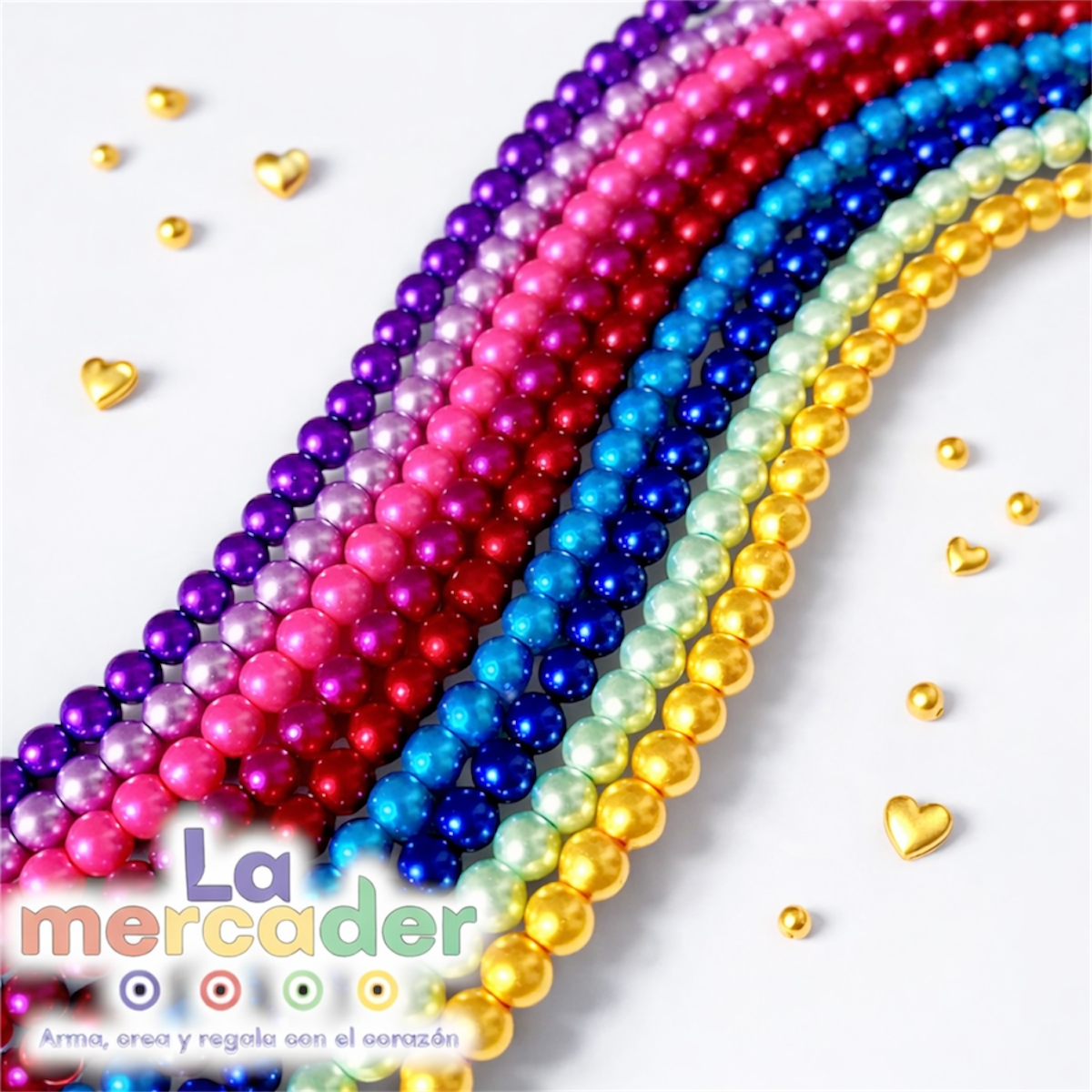 Tira Perlas Sintéticas #6- Colores ✨
