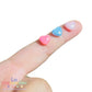 100gr Cuentas Corazón Glossy Multicolor 8 mm para Bisutería 500pz