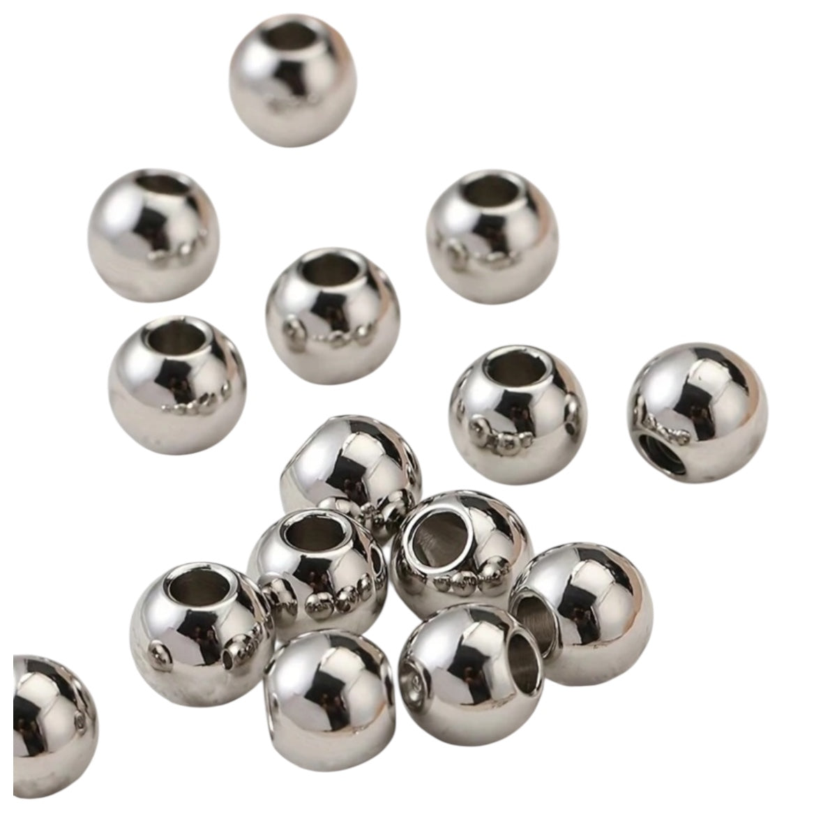 100pz separadores Acero Inoxidable