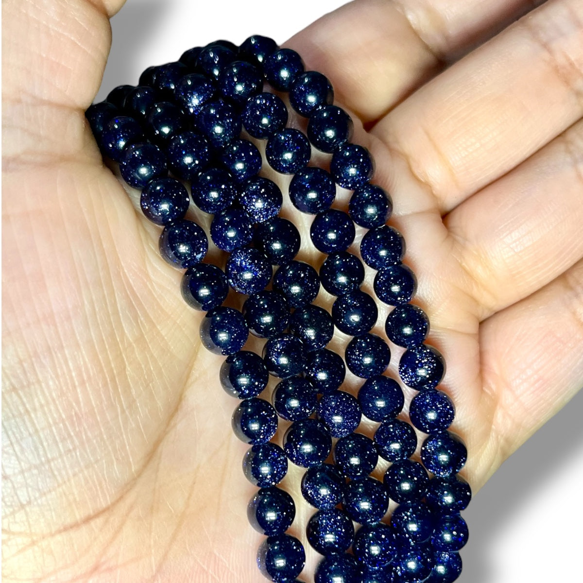 1 tira de Aventurina Azul (blue sandstone)
