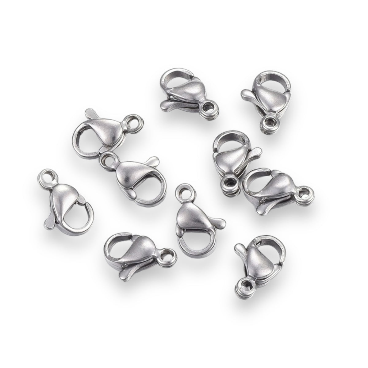 10 pz Perico Acero Inoxidable - broche terminal