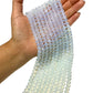 1 Mazo (10 tiras) Cristal Dona Checo 8mm