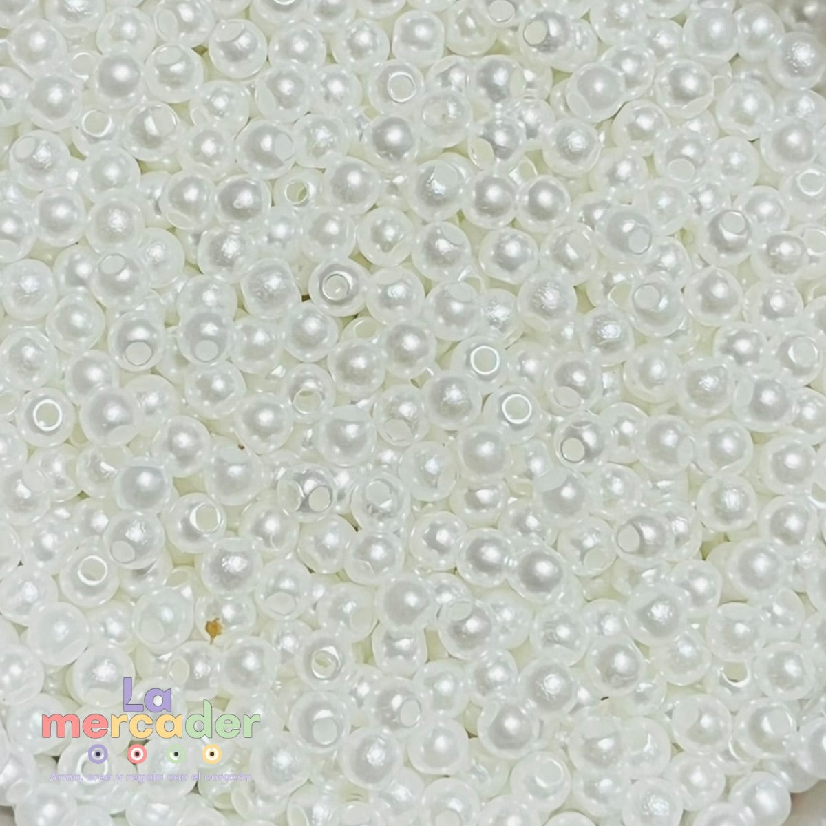 Perlas Acrílicas 4 mm para Bisutería – Bolsa 100 g