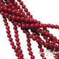 1 Tira Ágata Roja, Piedra Natural (60pz)