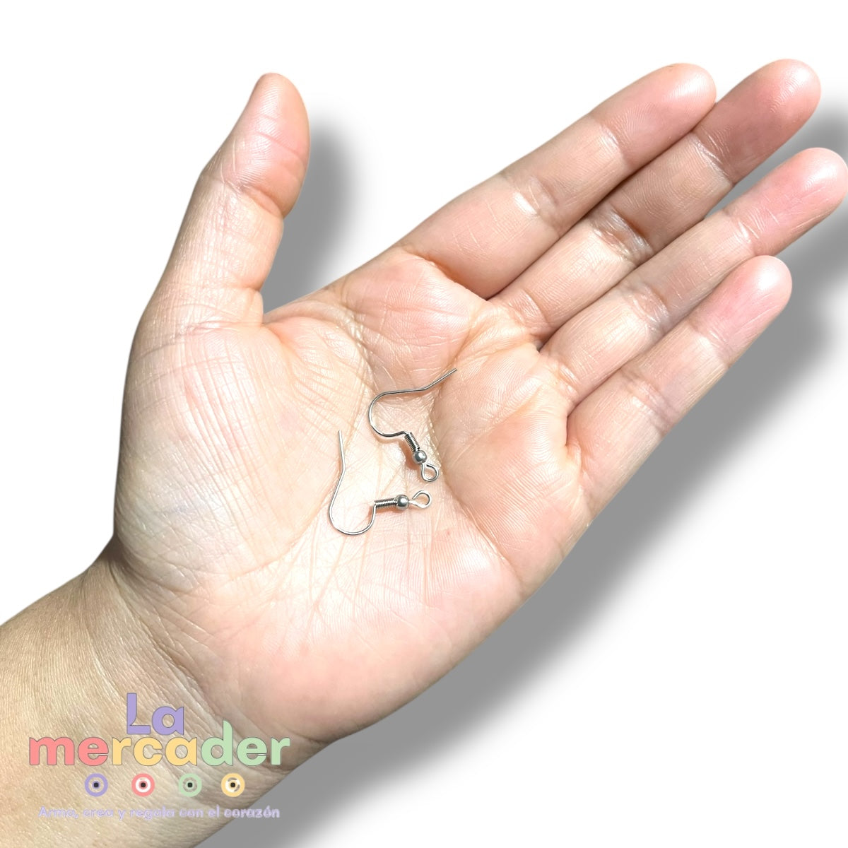 100pz Arillo Africano de Acero Inoxidable | Gancho para Aretes 2 cm | para Bisutería Profesional