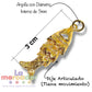 1 Dije Pez 🐠 Articulado, Chapa de Oro