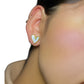 Aretes de Corazón de Acero Inoxidable | Studs Minimalistas Hipoalergénicos