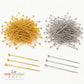 Alfiler de Cabeza de Acero Inoxidable 3 cm | 50 Piezas