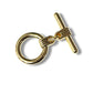 Broche tipo “T” 20mm Chapa de Oro