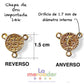 1 Crucero Virgen Chapa de Oro