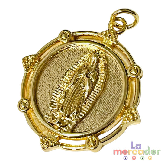 Medalla Redonda Virgen de Guadalupe