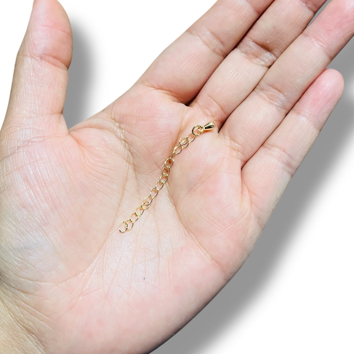 Extensor de cadena 5cm Chapa de Oro