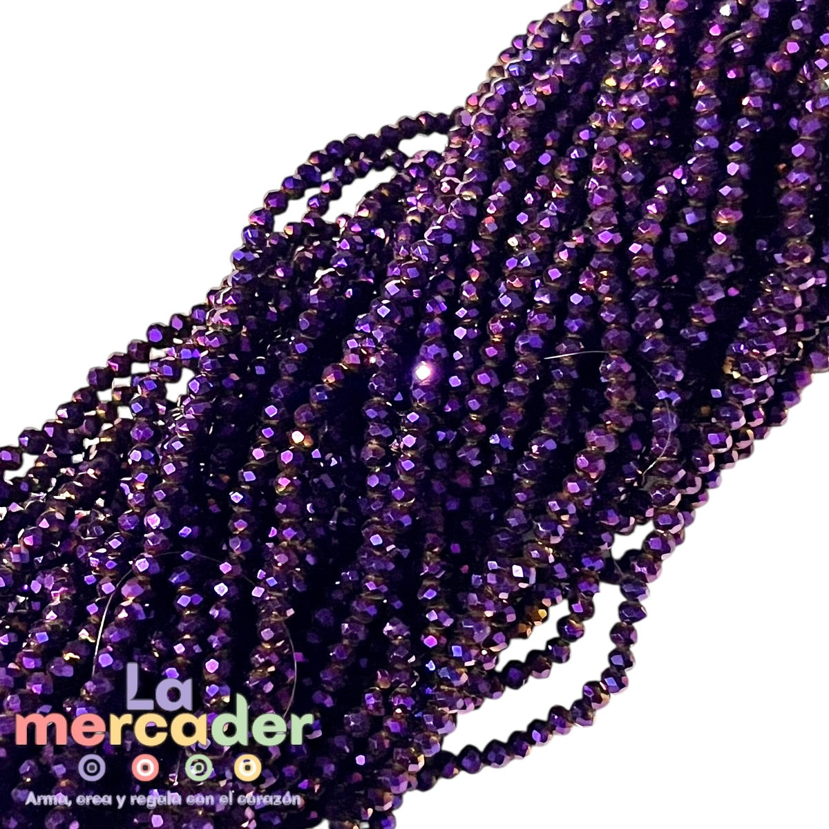 Cristal Facetado #2 (2mm) para Pulseras y Collares | 148-158 Piezas