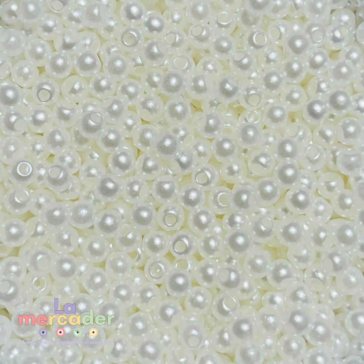 Perlas Acrílicas 4 mm para Bisutería – Bolsa 100 g