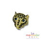 Dije Cabeza de Jaguar con Zirconias en Chapa de Oro – 11 mm | Fuerza y estilo en cada detalle