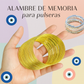 Alambre de memoria para pulseras, 110vueltas-50gr