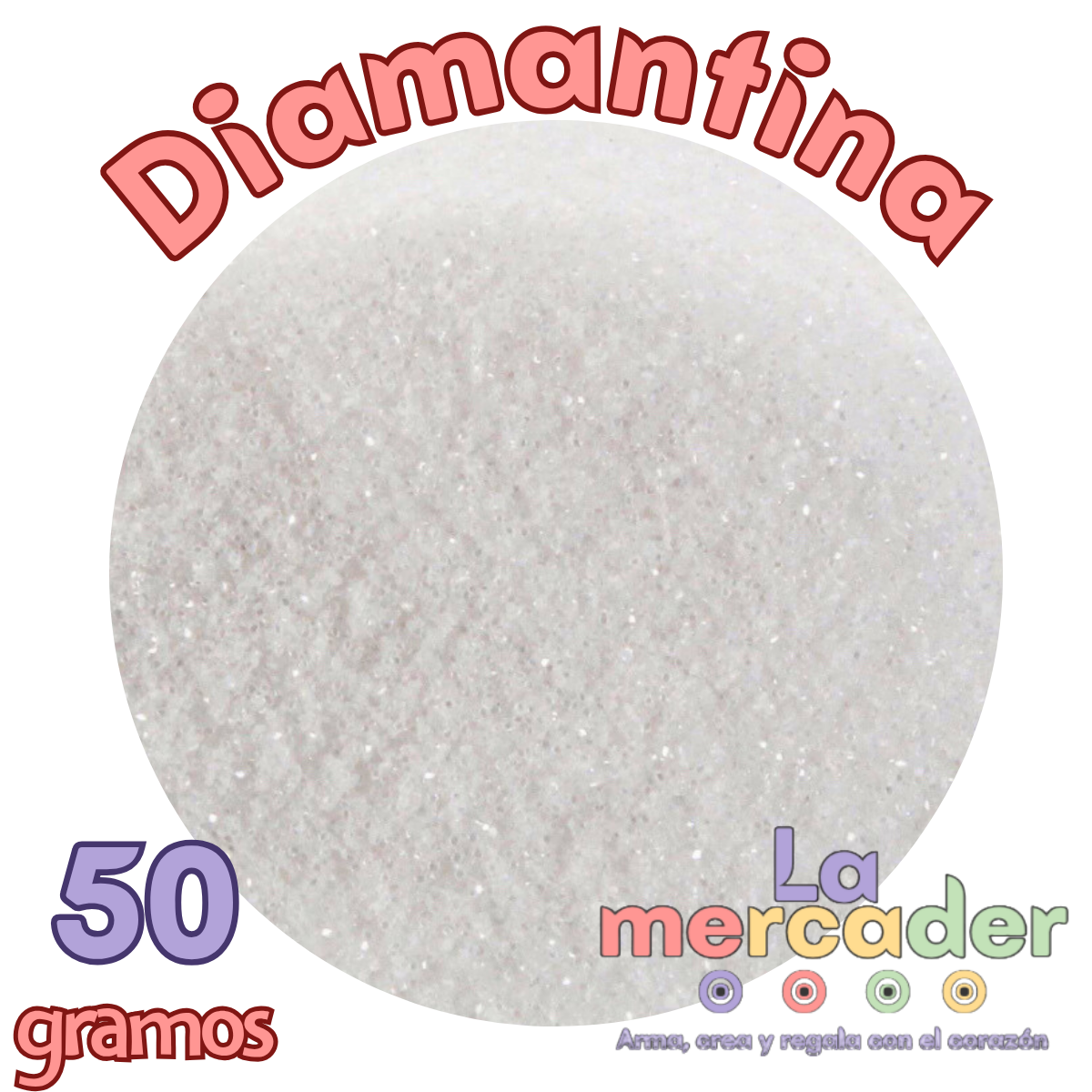 50 gr Diamantina para manualidades