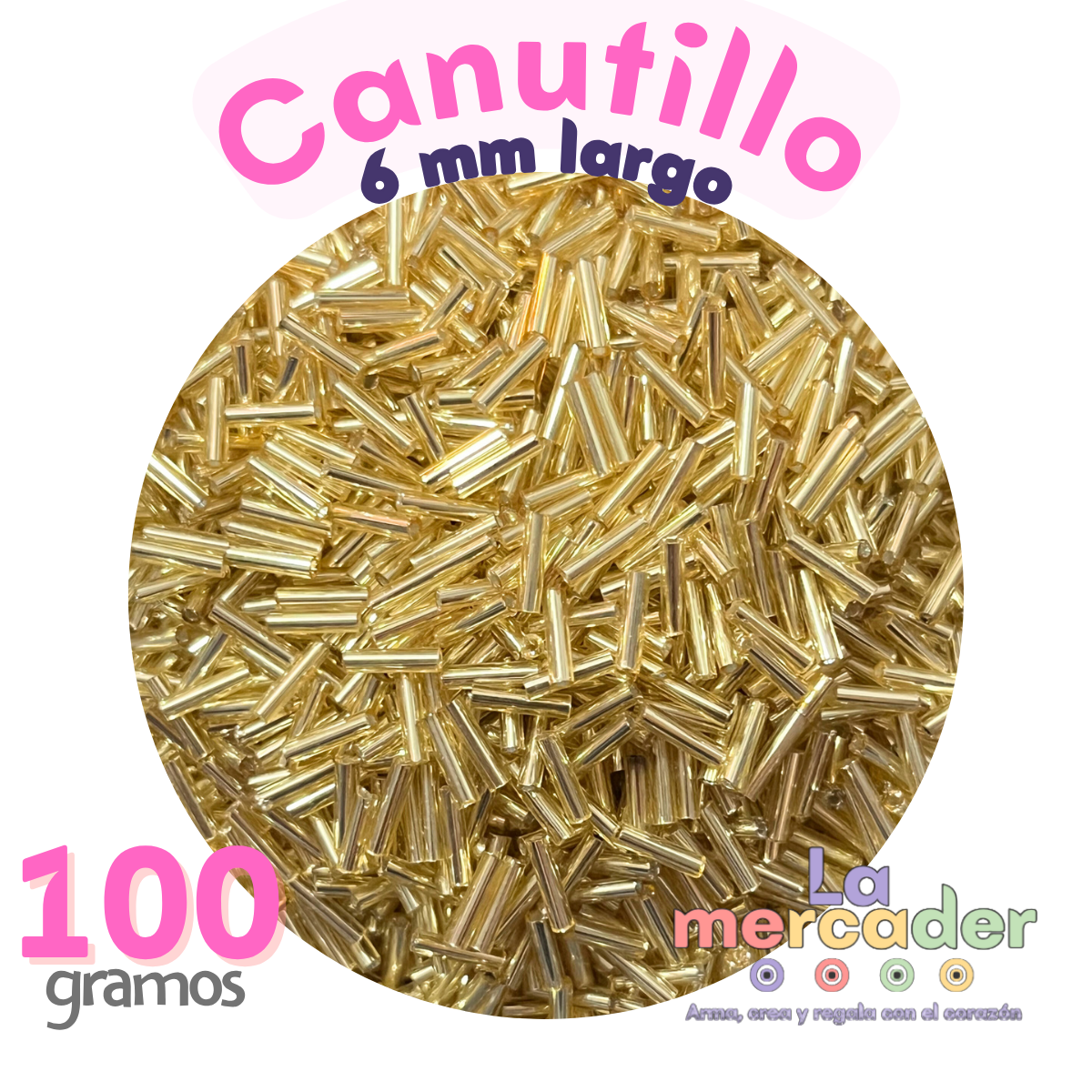 100 g Canutillo, colores a Elegir para bisutería