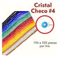 1 Tira De Cristal Checo #4, Cortado Facetado Para Joyería