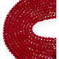 1 Tira Cristal Checo Facetado #6, Joyería, Tira 80 A 85 Pz