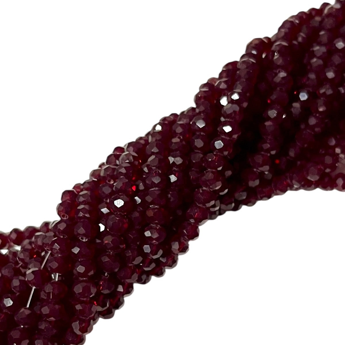 1 Tira Cristal Checo Facetado #6, Joyería, Tira 80 A 85 Pz