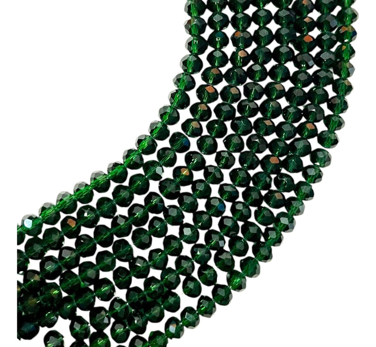 1 Tira Cristal Checo Facetado #6, Joyería, Tira 80 A 85 Pz