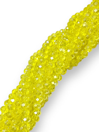 1 Tira Cristal Checo Facetado #6, Joyería, Tira 80 A 85 Pz