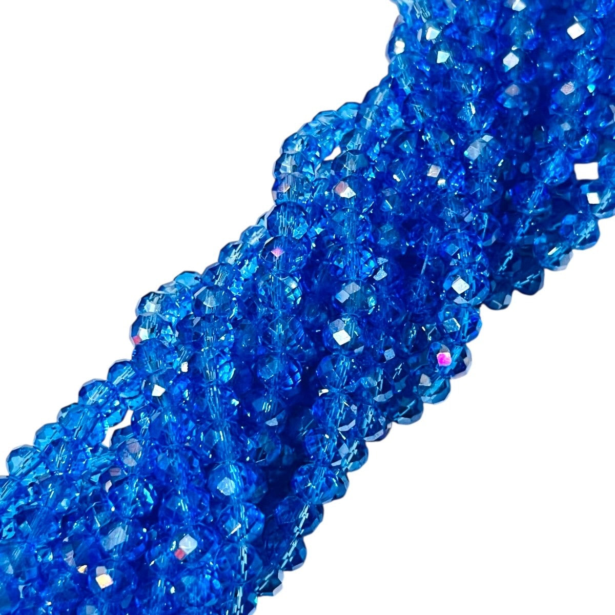 1 Tira Cristal Checo Facetado #6, Joyería, Tira 80 A 85 Pz