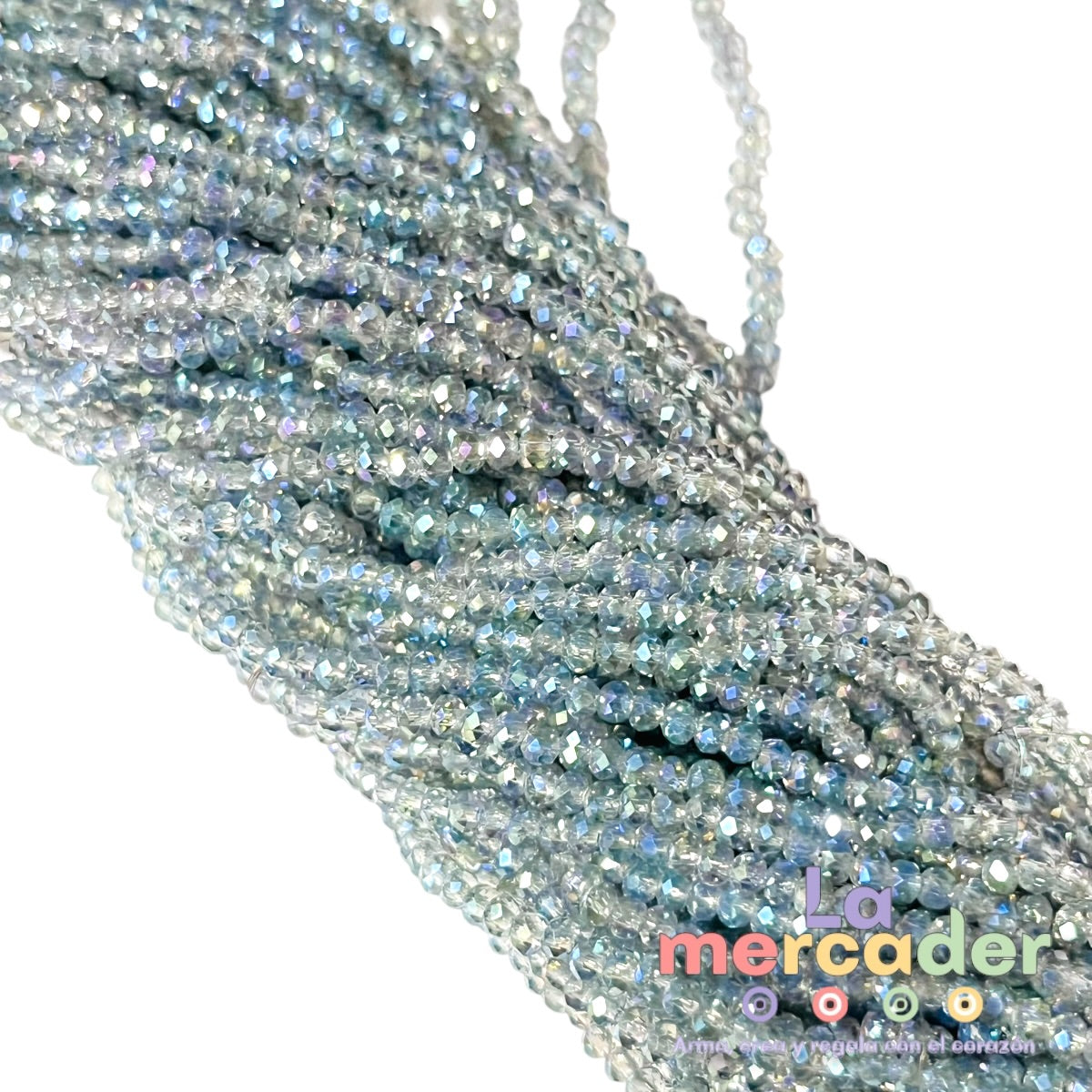 Cristal Facetado #2 (2mm) para Pulseras y Collares | 148-158 Piezas