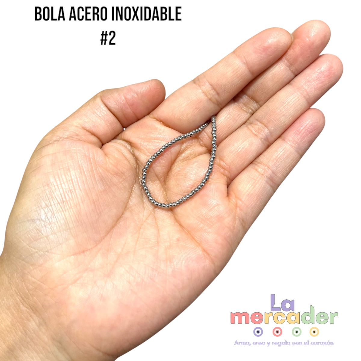 100pz separadores Acero Inoxidable