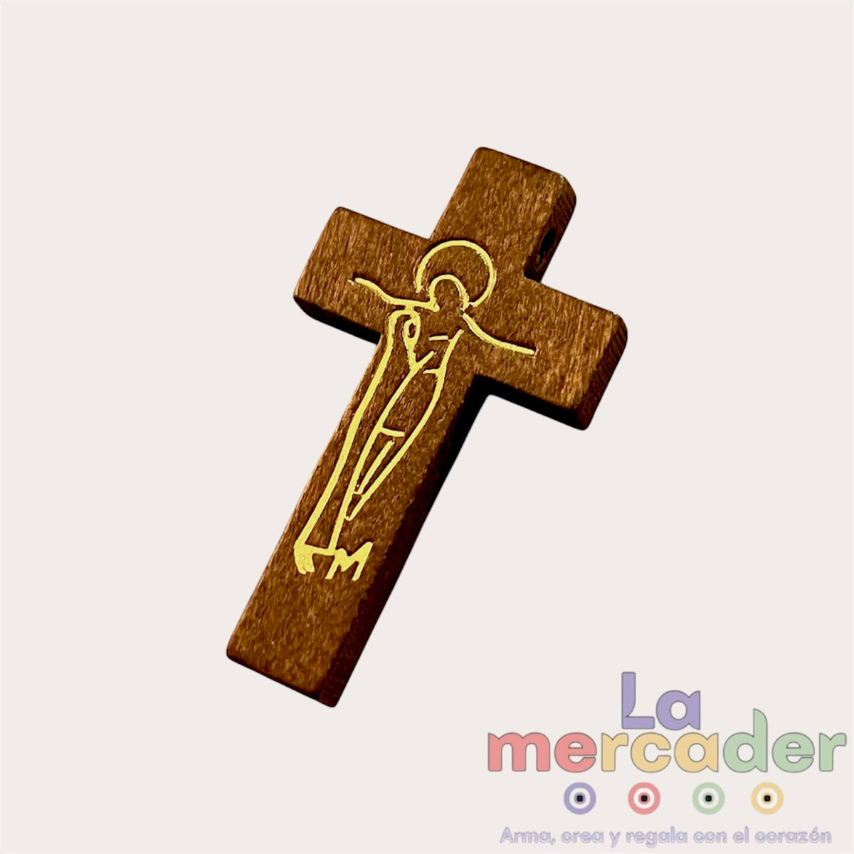 10 pz Cruz Madera Transversal 🤎