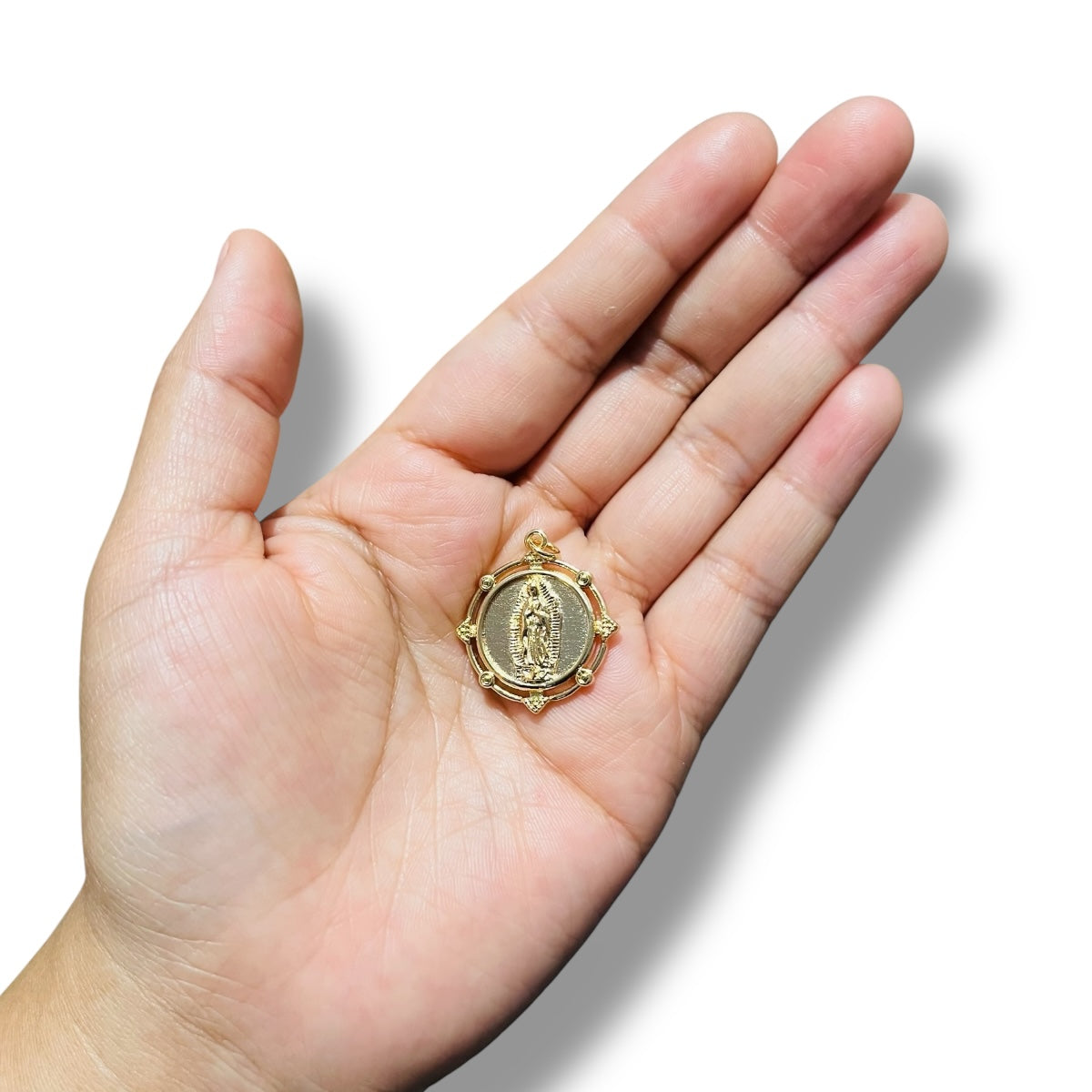 Medalla Redonda Virgen de Guadalupe