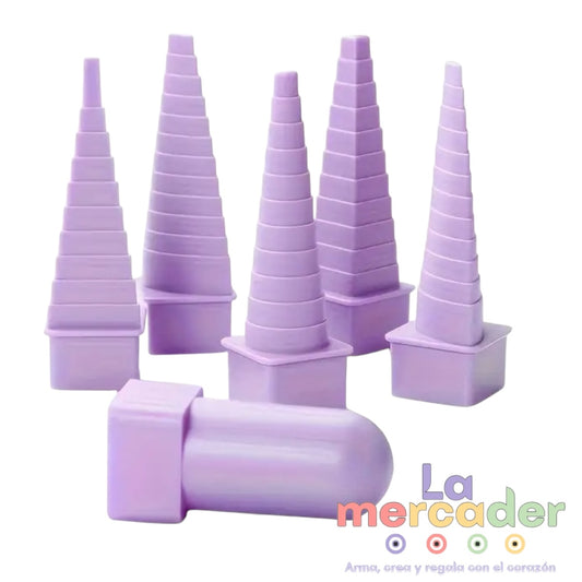 6 pz Mandriles de Plástico para Alambrismo
