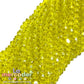 Cristal Bicono 4mm  | Tira de 75–78 Piezas | Colores Vibrantes para Pulseras y Collares