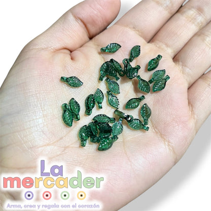 100pz hojitas para armado de bisutería y joyería, hojitas de acrílico
