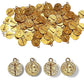100 pz Medalla San Benito en Dorado