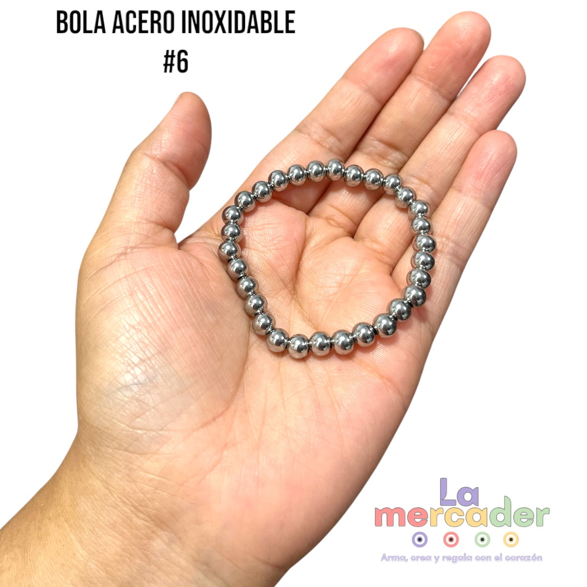 100pz separadores Acero Inoxidable