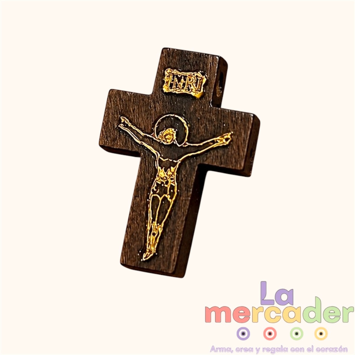 10 pz Cruz pequeña de Madera Transversal 🤎