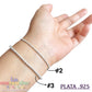 10 pz Bolitas Separadoras Redondas de Plata Ley .925 #2 y #3