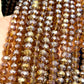 1 Mazo (10 tiras) Cristal Dona Checo 8mm