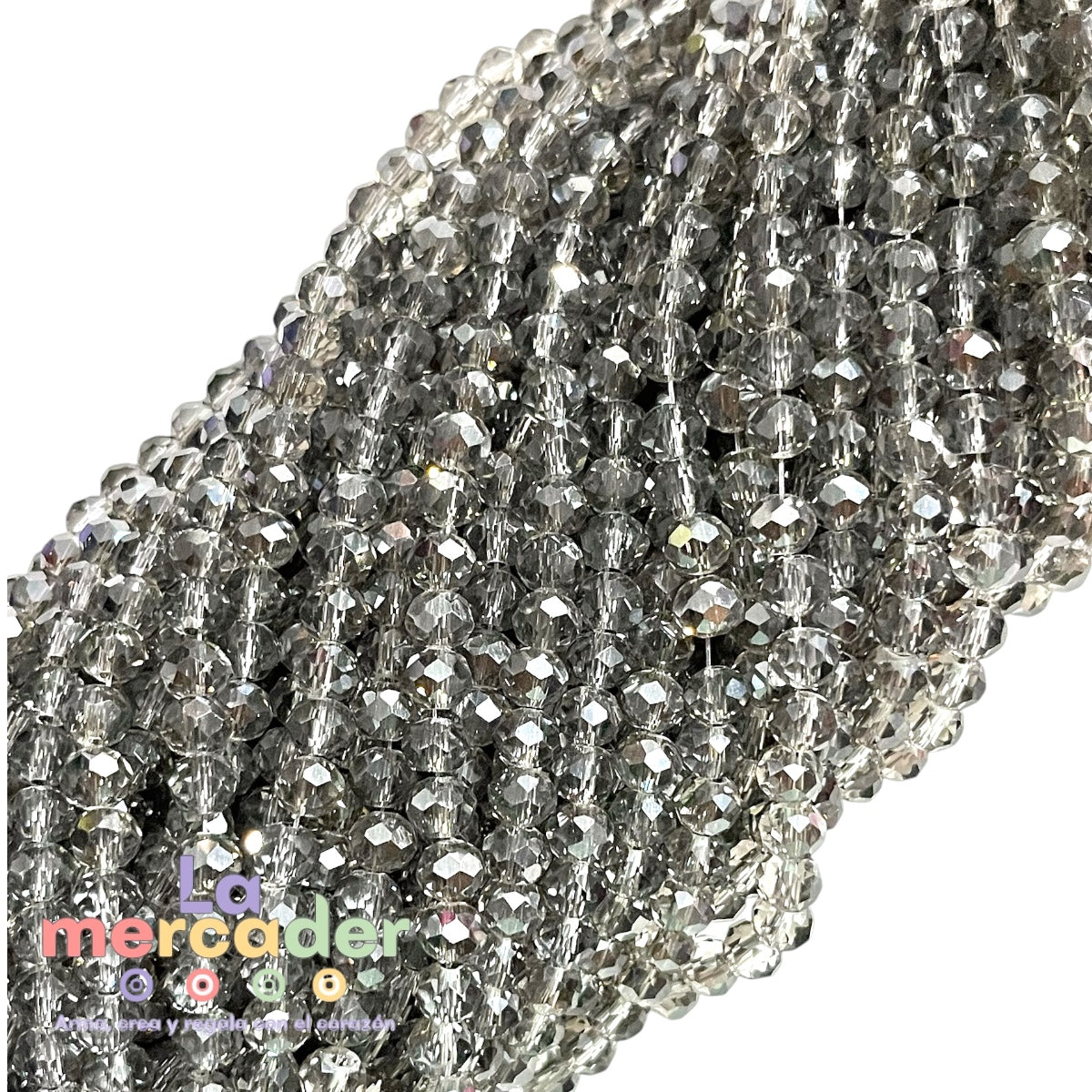 1 Tira Cristal Checo Facetado #6, Joyería, Tira 80 A 85 Pz