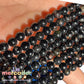 Turmalina Negra Natural en Tira (66 piezas)| Cuentas de Protección para Pulseras y Joyería | Piedra Natural